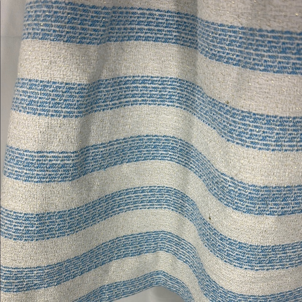 Lilly Pulitzer Striped Blue and White Strapless Dress Size 00 - Picture 8 of 9